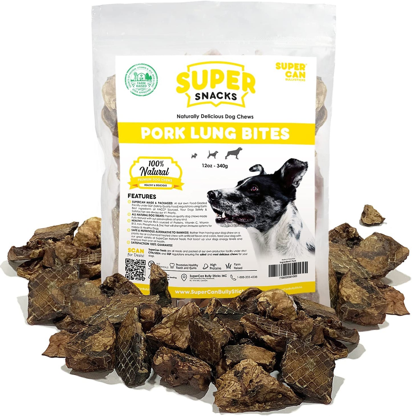 Porky Lung Fillets 12 oz