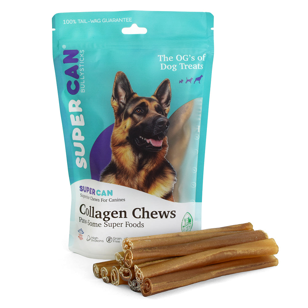 6" Collagen Sticks for Dogs — 10-Pack | SuperCan