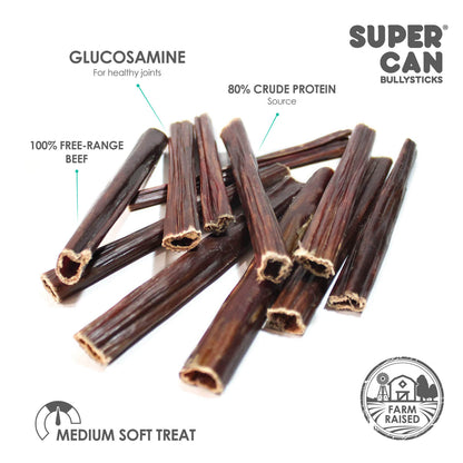 SuperCan Long Lasting 6-inch Gullet Sticks for Dogs 8onz