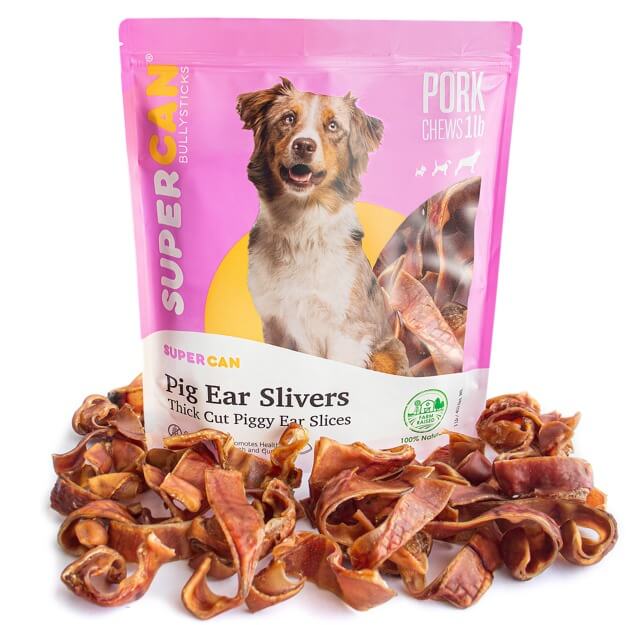Pig Ear Slivers 1 lb Bag